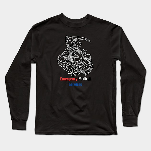 Emergency Medical Services Long Sleeve T-Shirt by A Reel Keeper